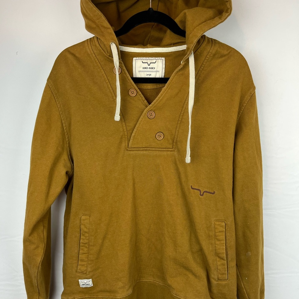 Kimes Ranch Hoodie Men’s Large Rugged Heavyweight